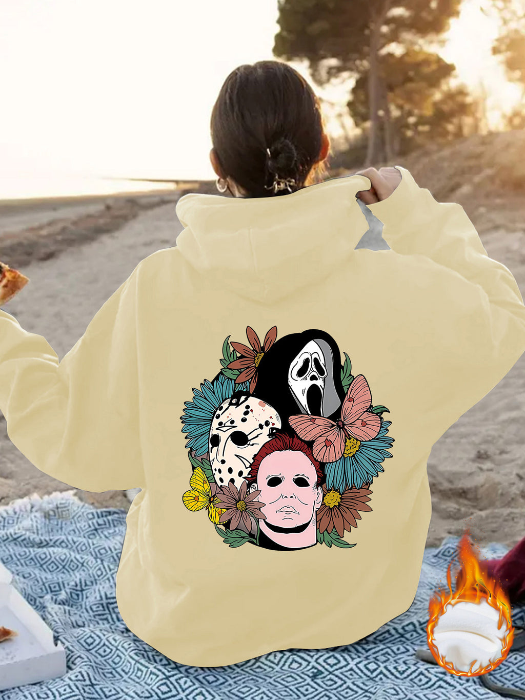Loose hoodie Halloween hoodie