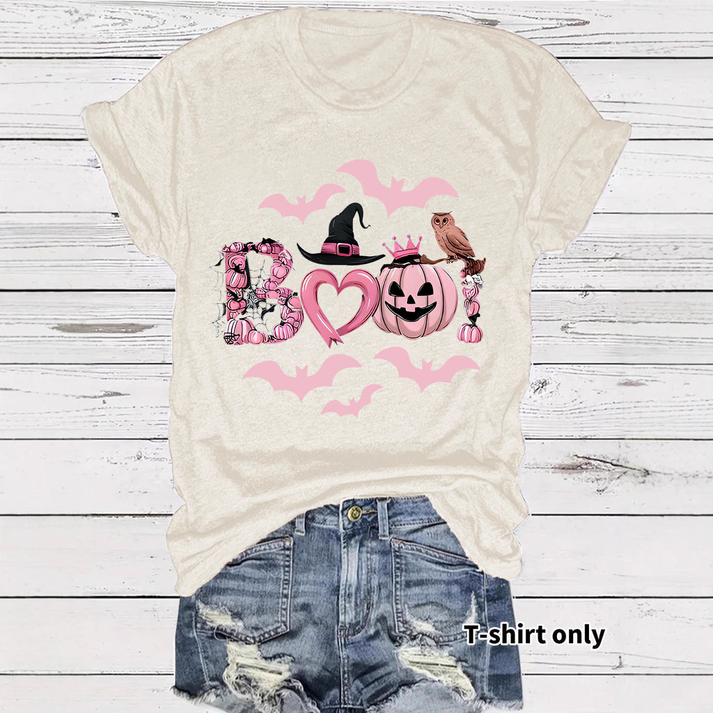 Halloween Graphic Print T-Shirt – Streetwear Style, Short Sleeve, Sizes S–XXL