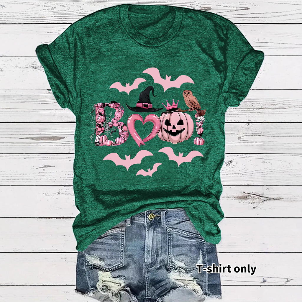 Halloween Graphic Print T-Shirt – Streetwear Style, Short Sleeve, Sizes S–XXL